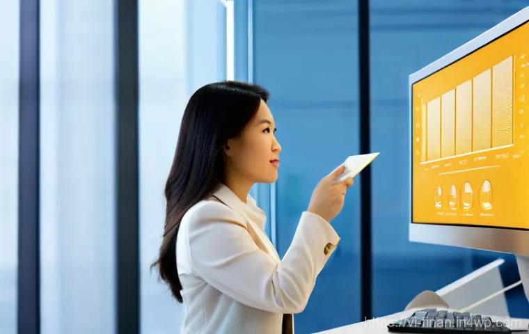 금융 자동화와 고객 반응 분석 - **Prompt:** A cheerful young Vietnamese woman, approximately 28-35 years old, is sitting comfortably...