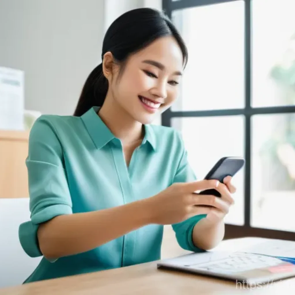 금융 자동화의 성과 극대화를 위한 방법 - **Prompt:** A vibrant, clear image featuring a young Vietnamese woman in her late 20s, with a warm a...